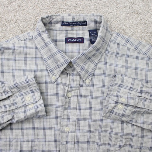 Gant shirt mens - shirt, gray/blue