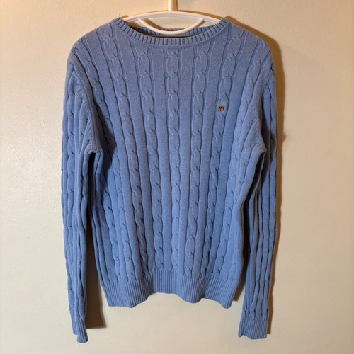 Gant cable knit sweater - sweater, blue