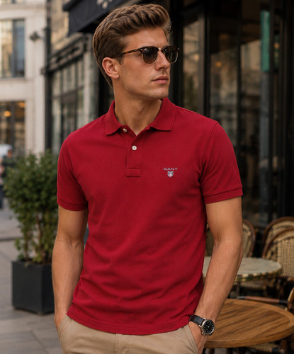 Gant cotton red - cotton, men's