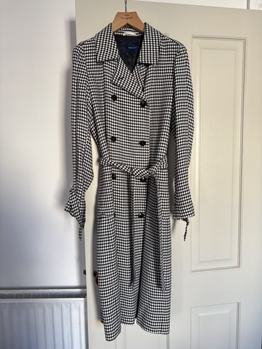 Gant ladies houndstooth trench - gant,
