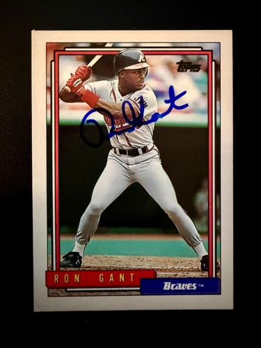 Ron gant 1992 - topps, #25