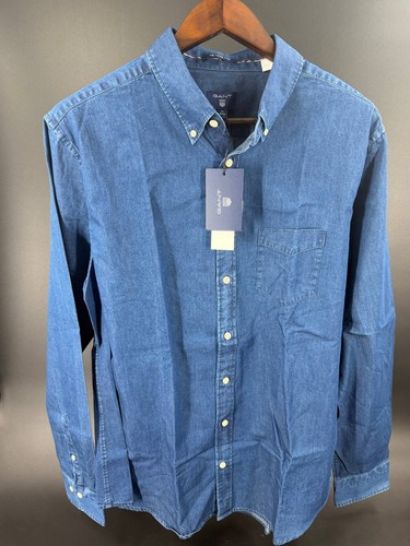 Gant the indigo shirt fitted - gant,