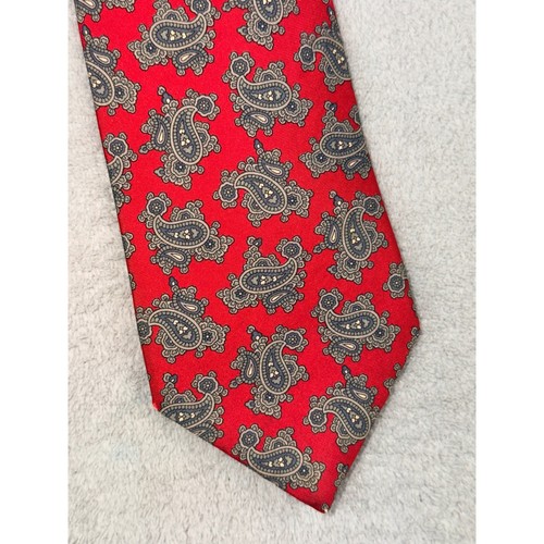 Gant mens red paisley silk - silk, tie