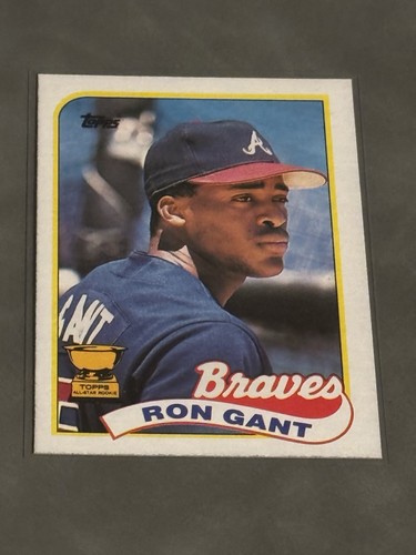 1989 topps ron gant 296 - topps,