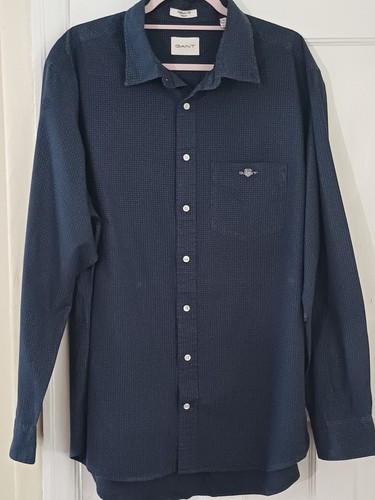 Gant shirt blue 100 cotton - shirt,