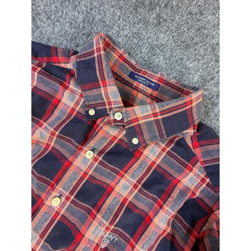 Plaid tech prep oxford button - prep,