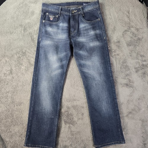 Gant men blue denim jeans - blue,