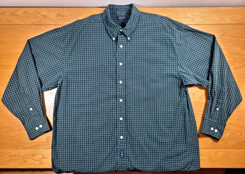 Gant shirt mens black green - black,