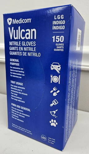 Medicom vulcan nitrile glove - nitrile,