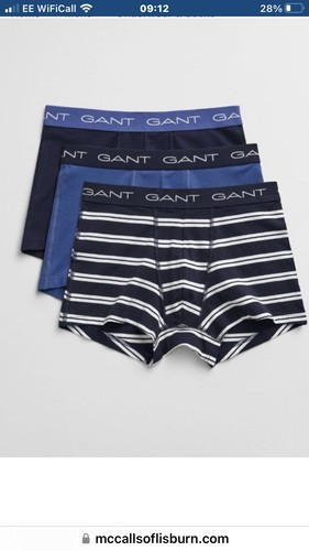 Gant men trunks - trunks,, 3-pack433