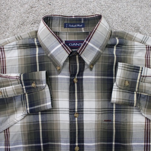 Gant foxhunt plaid shirt - foxhunt, mens