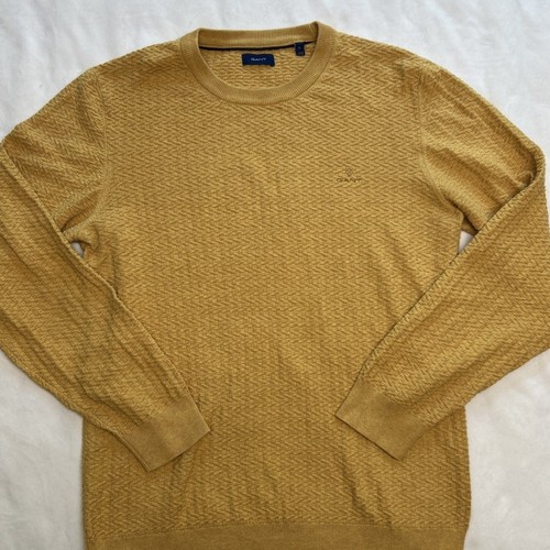 Gant men mustard knit - gant,