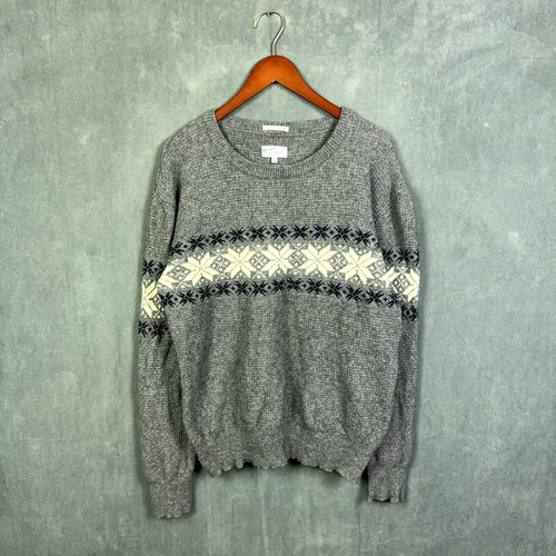 Gant knit sweater mens grey - sweater,