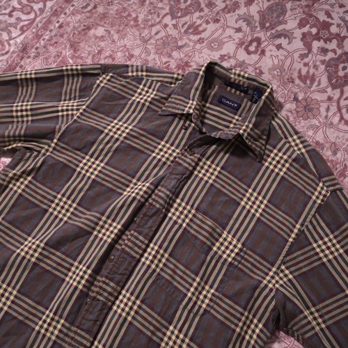 Vintage gant mens plaid - mens, l